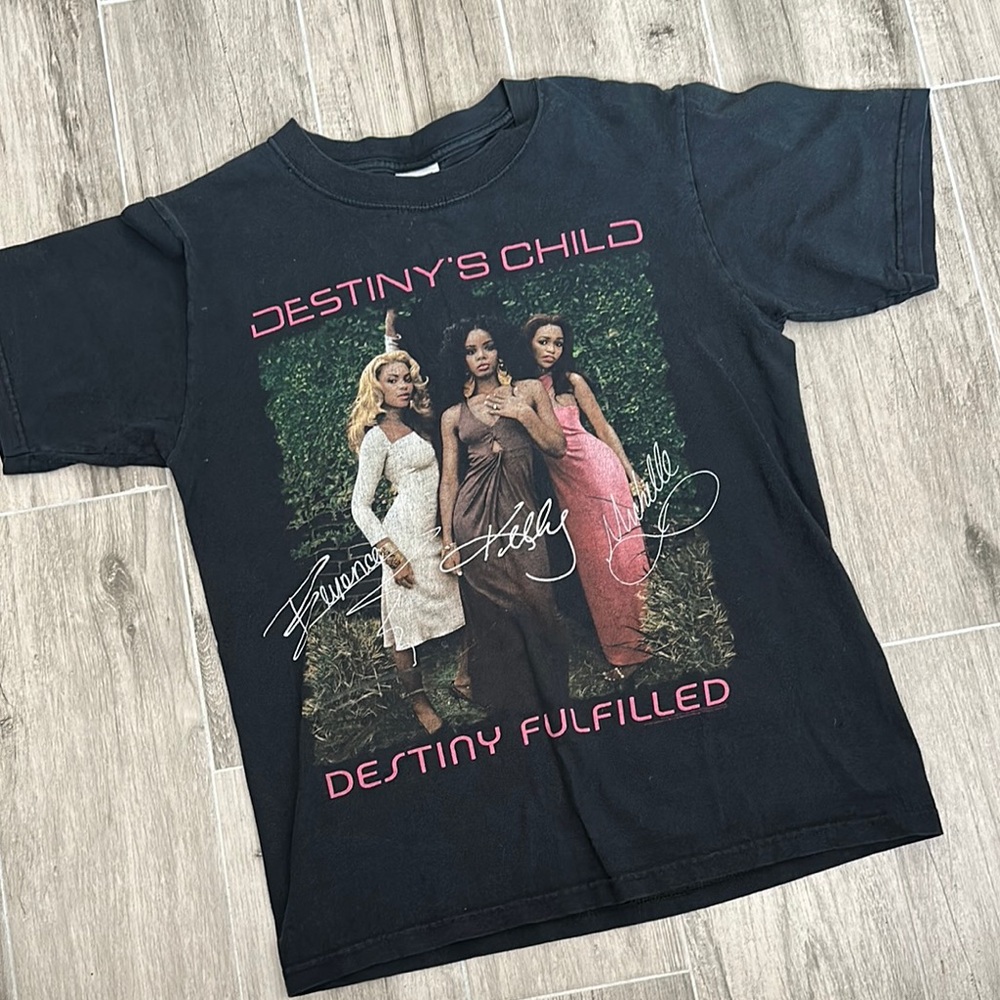 Anvil Black Graphic Tee - Destiny's Child